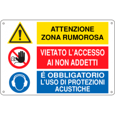 pericolo zona rumorosa